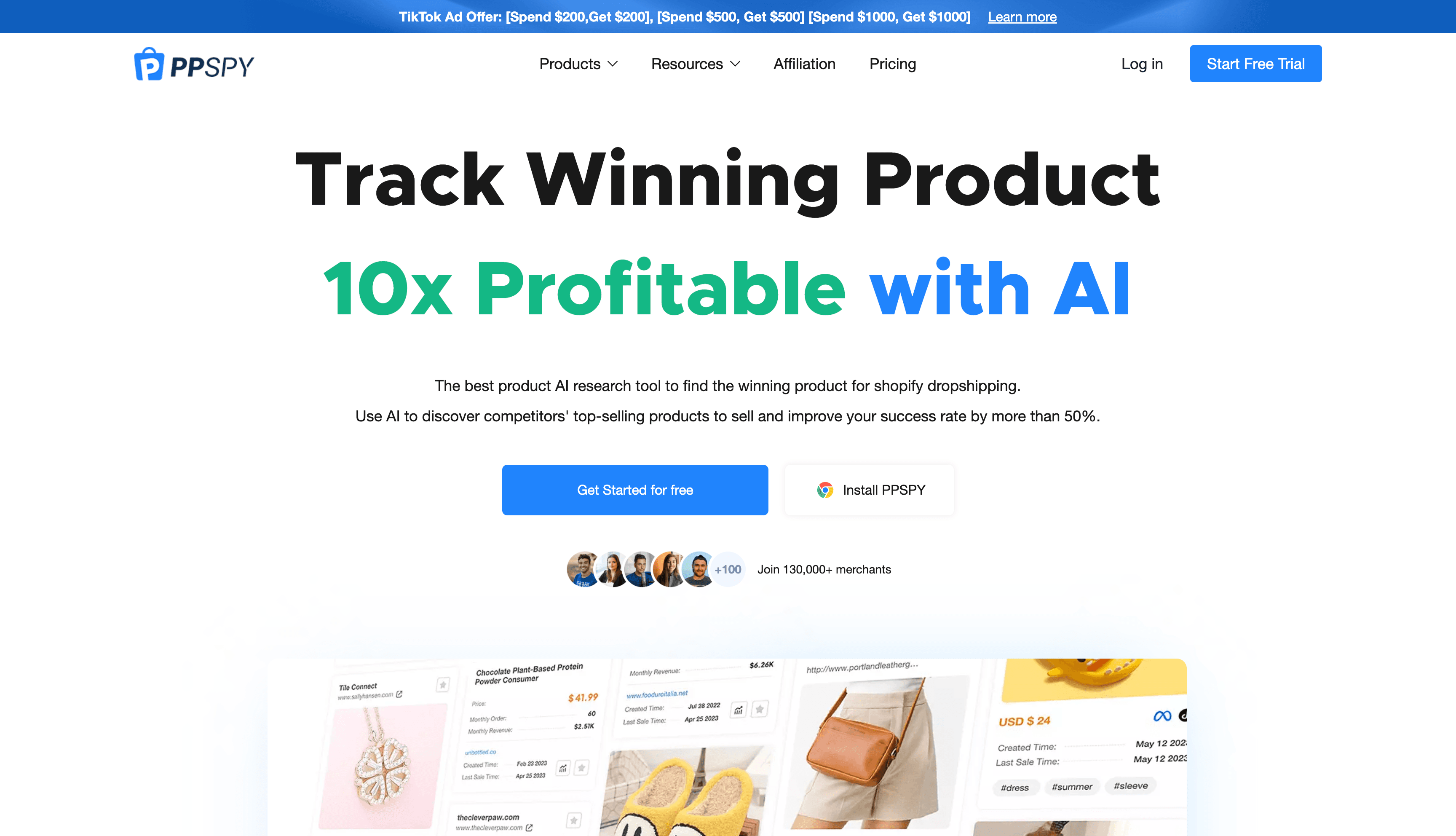 PPSPY Shopify Research