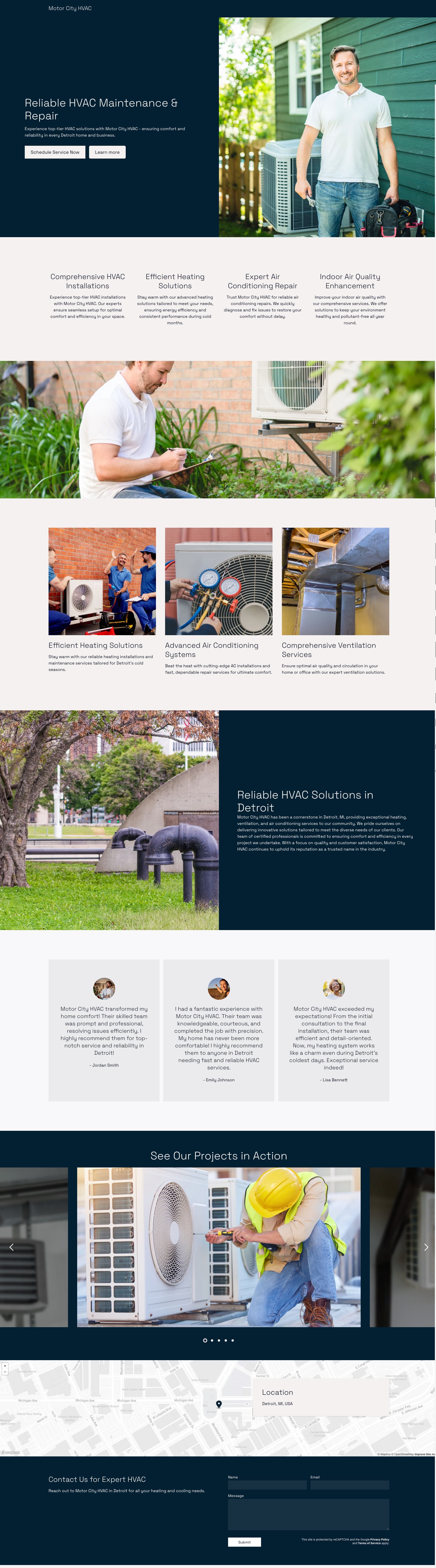 HVAC Website Template
