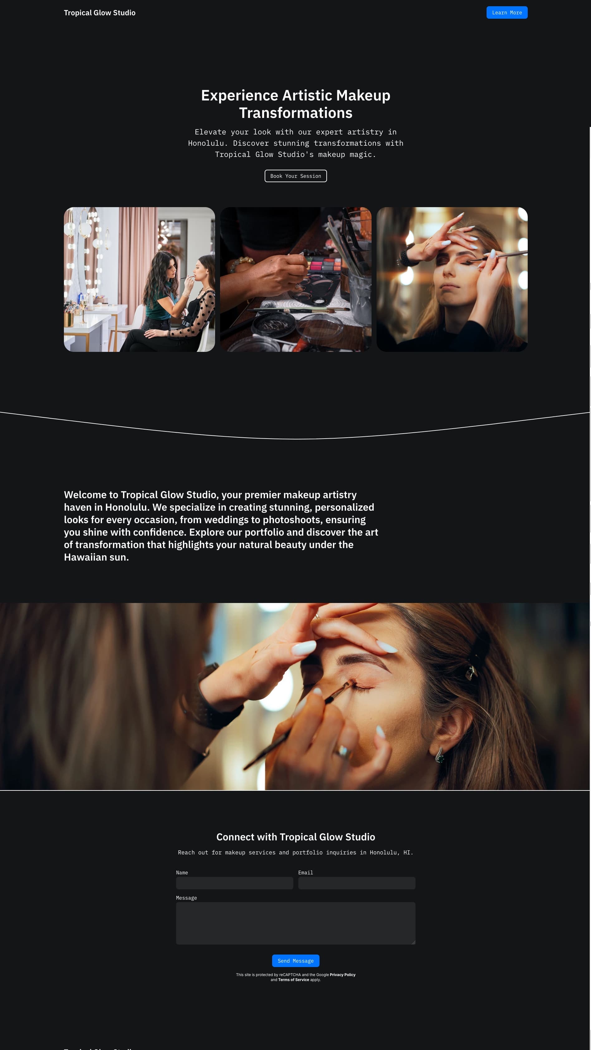 Makeup Artist Website Template