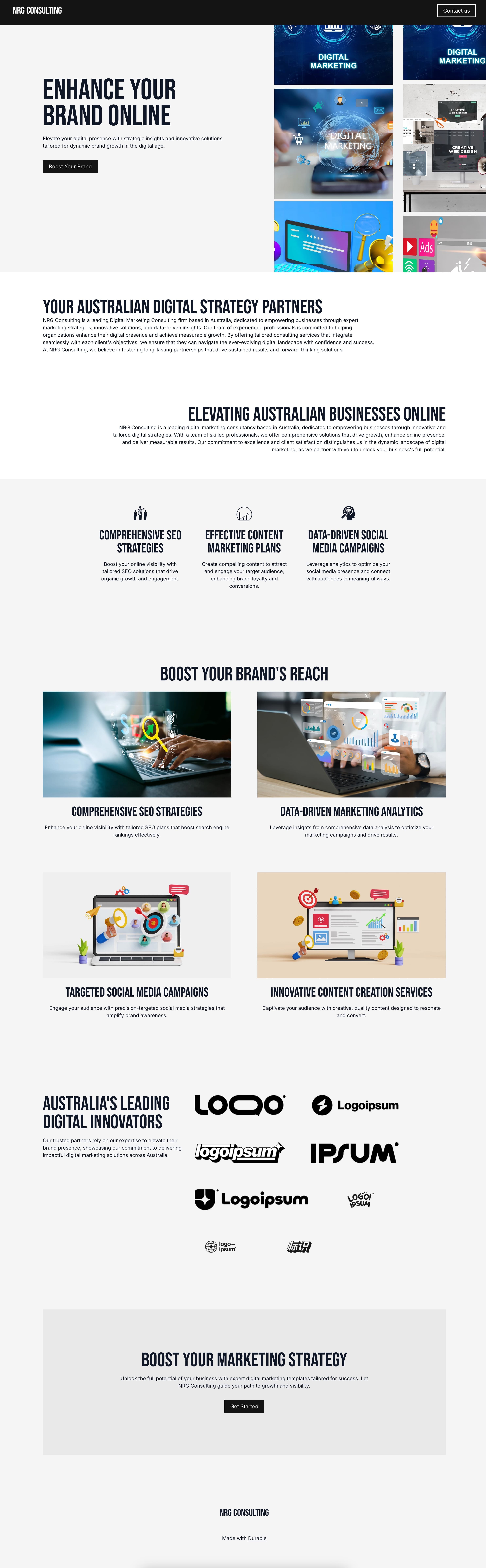 Consulting Website Template
