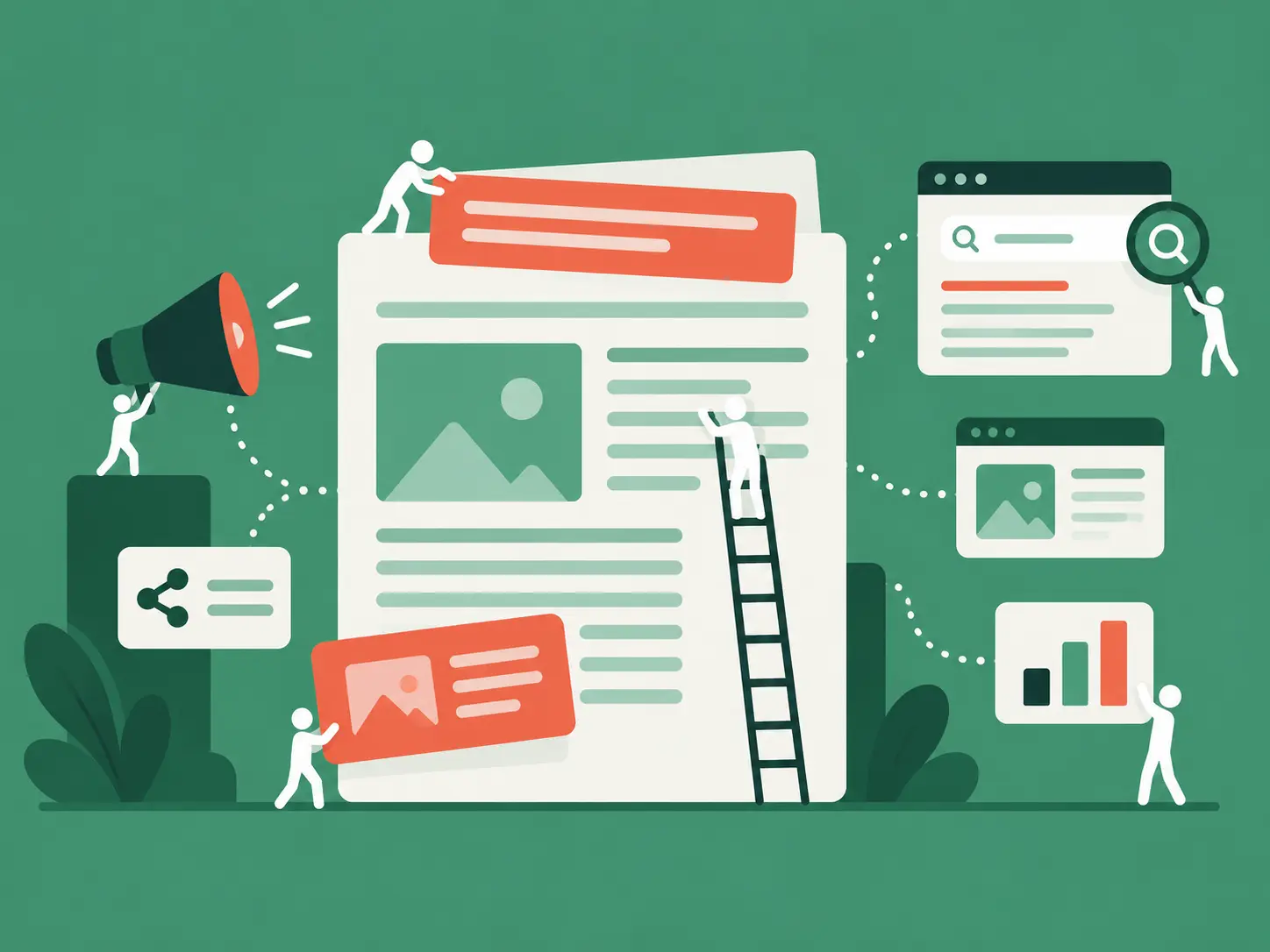 Abstract image showing the importance of content