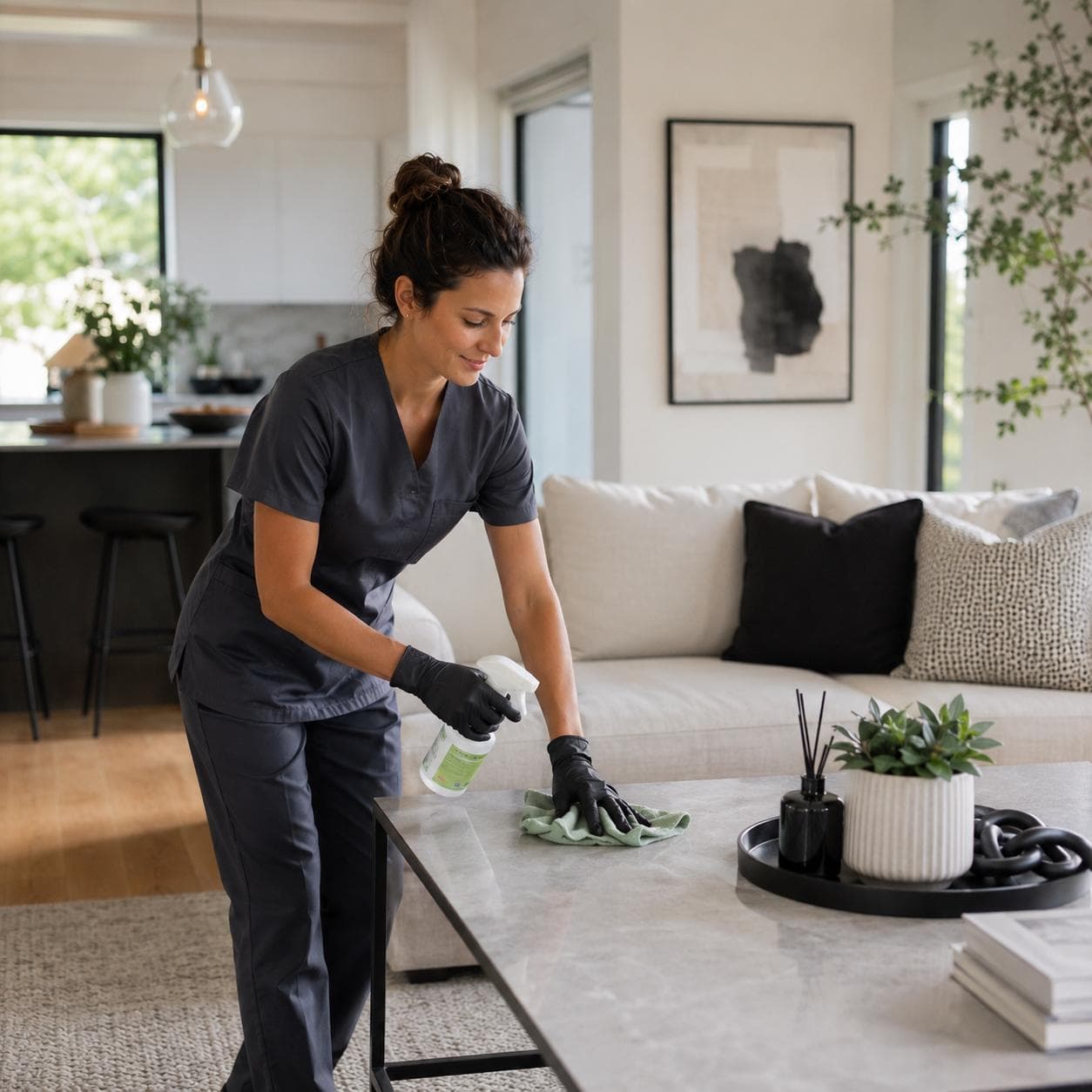 Cleaning Quote, confirm, and dispatch — all from one calendar.