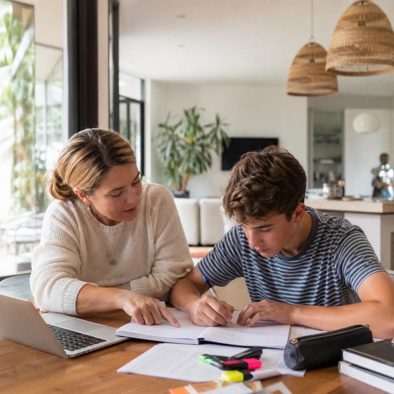 Tutoring Weekly slots that sync to Google Meet automatically.