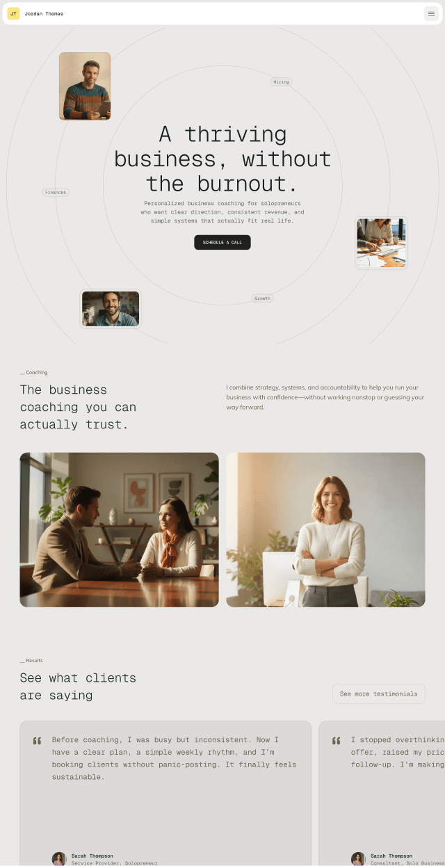 Vista previa de la plantilla de finanzas