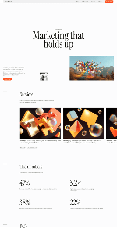 Finance template preview