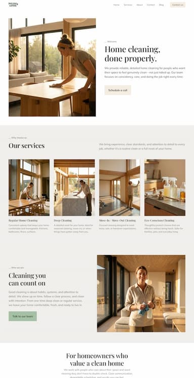 Finance template preview