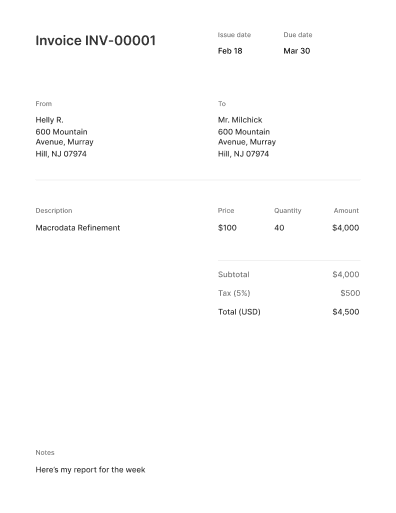Invoice