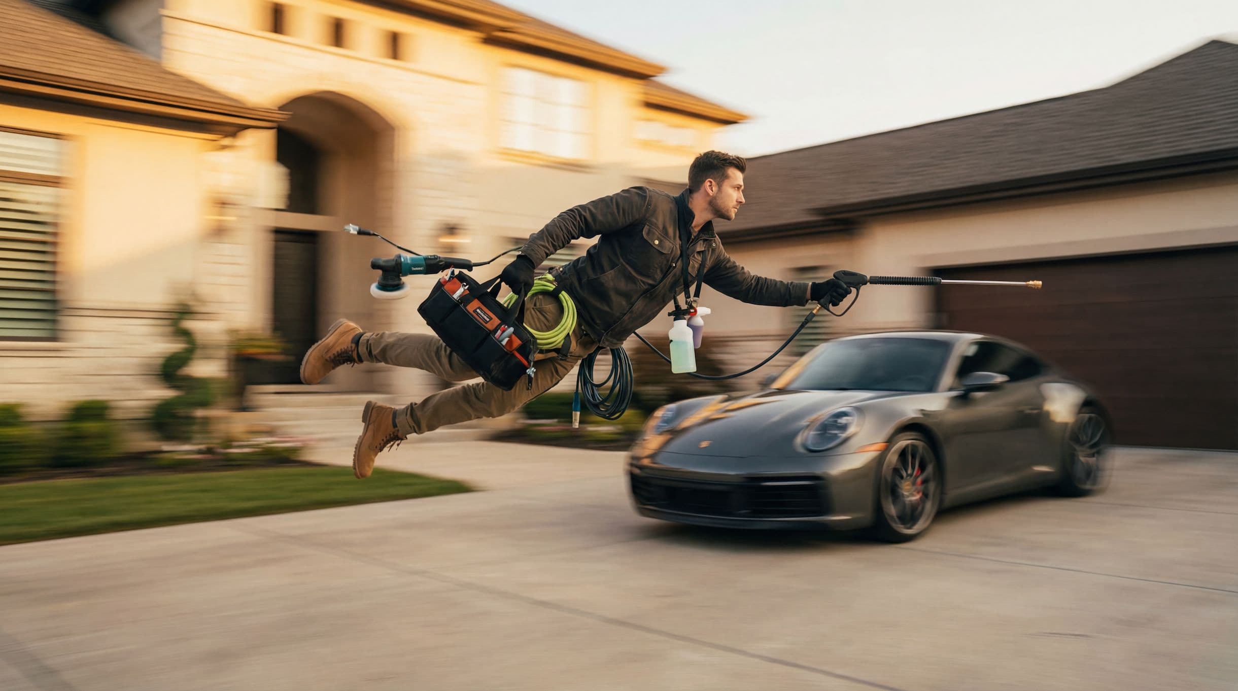 Servicio de detallado de vehículos a domicilio